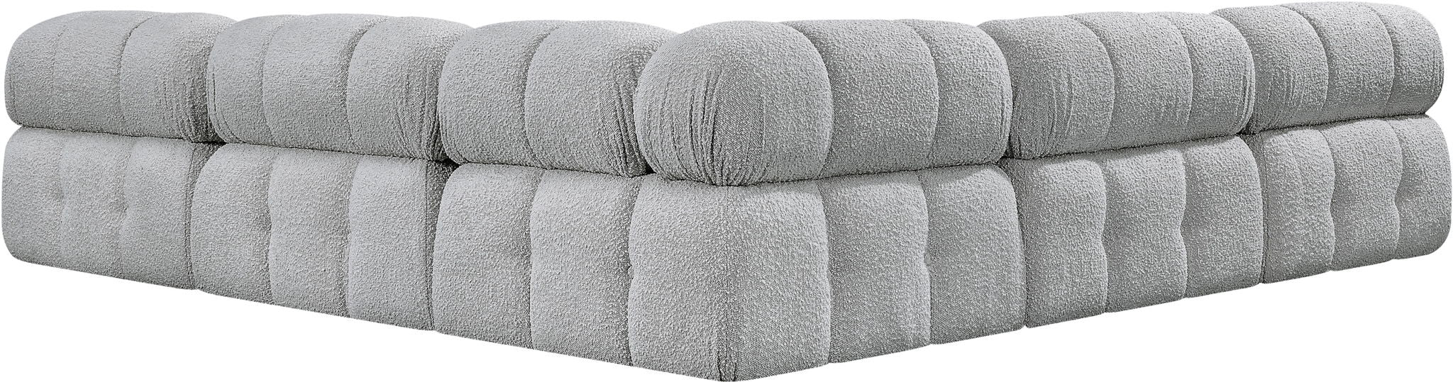 Ames - 5 Piece Fabric Modular Corner Sectional - Simple Home Plus