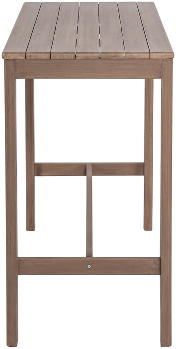 Newport - Acacia Wood Outdoor Patio Bar Table - Simple Home Plus
