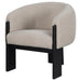 Valdez - Boucle Upholstered Barrel Back Accent Chair - Simple Home Plus