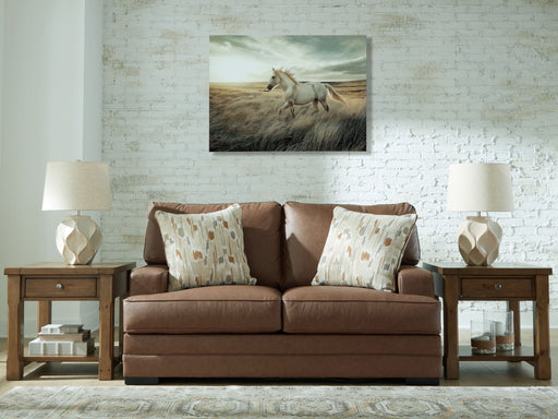 VillaCourt - Caramel - Loveseat - Simple Home Plus