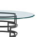 Diaz - Contemporary Round Dining Table - Matte Black - Simple Home Plus