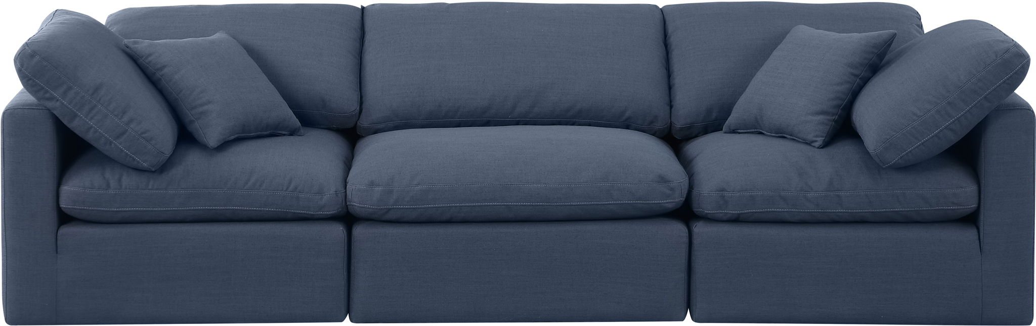 Indulge - Linen 3 Seat Modular Sofa - Simple Home Plus