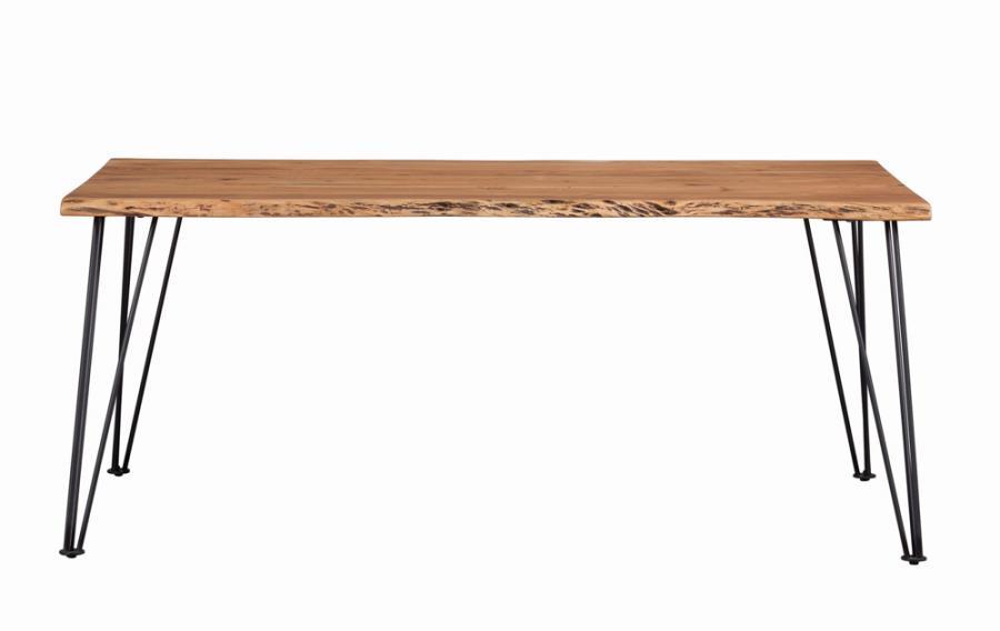Sherman - Live Edge Dining Table - Natural Acacia - Simple Home Plus