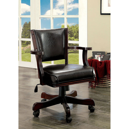Rowan - Height - Adjustable Arm Chair - Cherry - Simple Home Plus