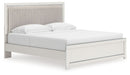 Zuraleus - Upholstered Panel Platform Bed With Roll Slats - Simple Home Plus