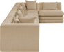 Stellar - 5 Piece Upholstered Modular Sectional - Simple Home Plus