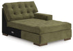 Caspian-Town - RAF Corner Chaise - Olive - Simple Home Plus