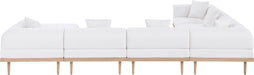 Laguna - 7 Piece Resilient Water Resistant Fabric 142" Upholstered Outdoor Patio Modular Sectional - Simple Home Plus