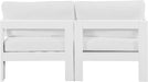 Nizuc - Outdoor Patio 2 Seat Modular Sofa With White Frame - Simple Home Plus