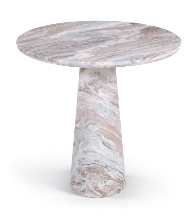 Fontelina - 30" Genuine Marble Bistro Dining Table - Simple Home Plus
