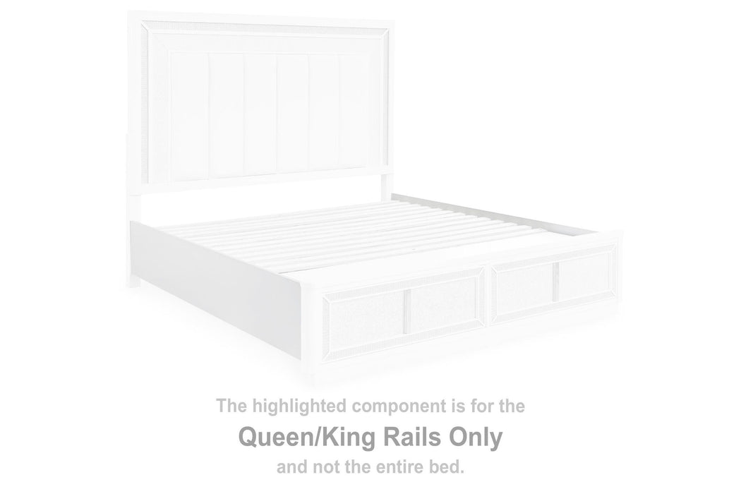 Chalanna - Queen/King Rails - White - Simple Home Plus