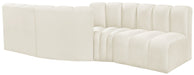 Arc - Velvet 4 Piece Sofa - Simple Home Plus