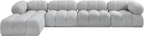 Ames - 5 Piece Fabric Modular Sectional - Simple Home Plus