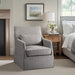 London - Skirted Swivel Chair - Grey - Simple Home Plus
