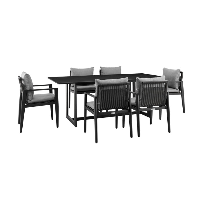 Cayman - Outdoor Patio Dining Table Set With Cushions - Simple Home Plus