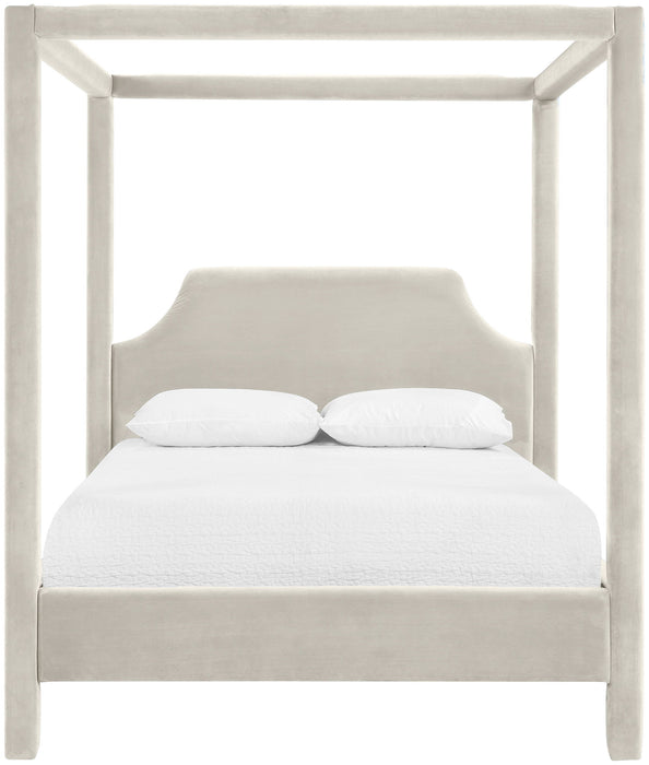 Dawson - Velvet Upholstered Bed - Simple Home Plus