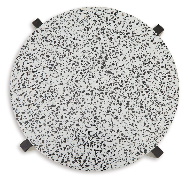 Tellrich - Black / White - Accent Table - Simple Home Plus