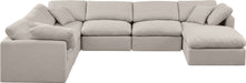 Indulge - Linen 7 Piece Modular Sectional - Simple Home Plus