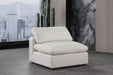 Comfy - Linen Armless Chair - Simple Home Plus