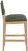 Avon - Linen Textured Performance Fabric Upholstered Counter Stool - Simple Home Plus