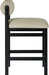 Roundhill - Faux Leather Counter Stool - Black Frame - Simple Home Plus