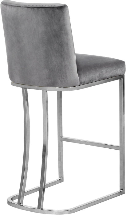 Heidi - Stool with Chrome Legs - Simple Home Plus