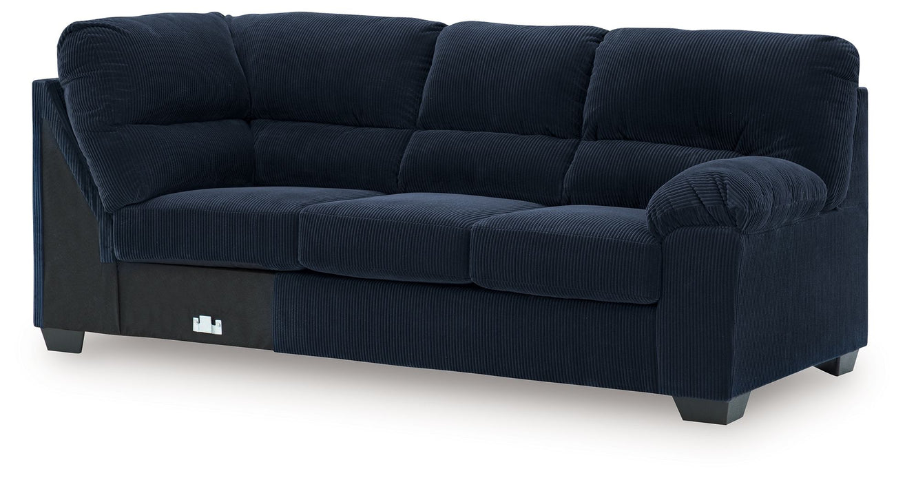 SimpleJoy - RAF Sofa With Corner Wedge - Navy - Simple Home Plus