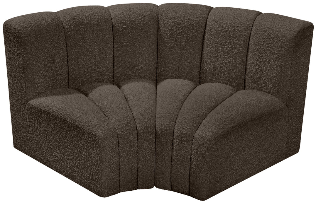 Arc - Boucle Fabric 2 Piece Modular Sofa - Simple Home Plus