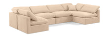 Indulge - Velvet 6 Piece Modular U-Shaped Sectional - Simple Home Plus