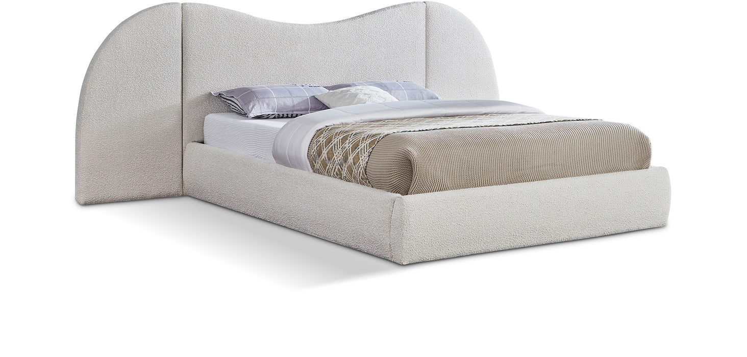 Everest - Boucle Fabric Bed - Simple Home Plus