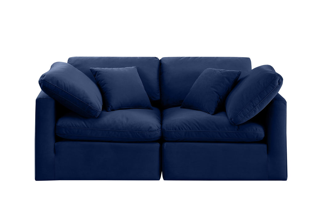 Indulge - Velvet 2 Seat Modular Sofa - Simple Home Plus