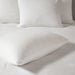 Hanae - King Blend Yarn Dyed 3 Piece Comforter Set - White - Simple Home Plus