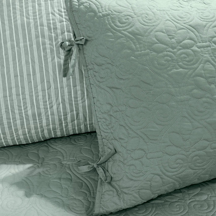 Quebec - Twin Reversible Daybed Cover (Set of 6) - Seafoam - Simple Home Plus