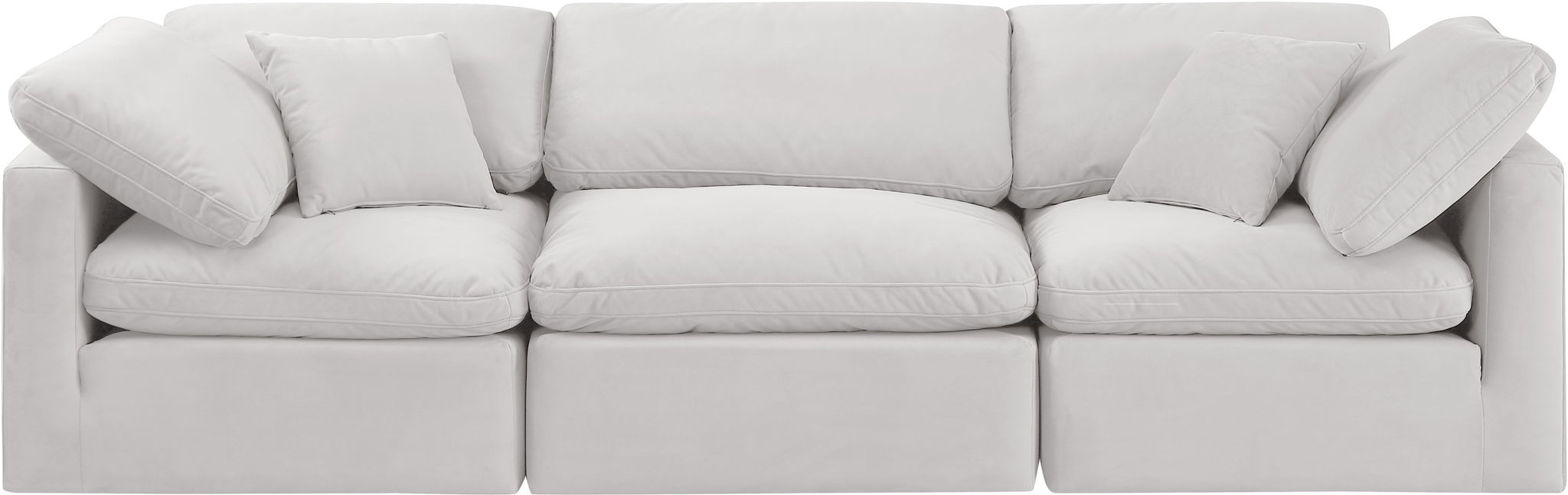 Indulge - Velvet 3 Seat Modular Sofa - Simple Home Plus