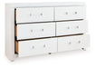Maeling - Six Drawer Dresser - Simple Home Plus