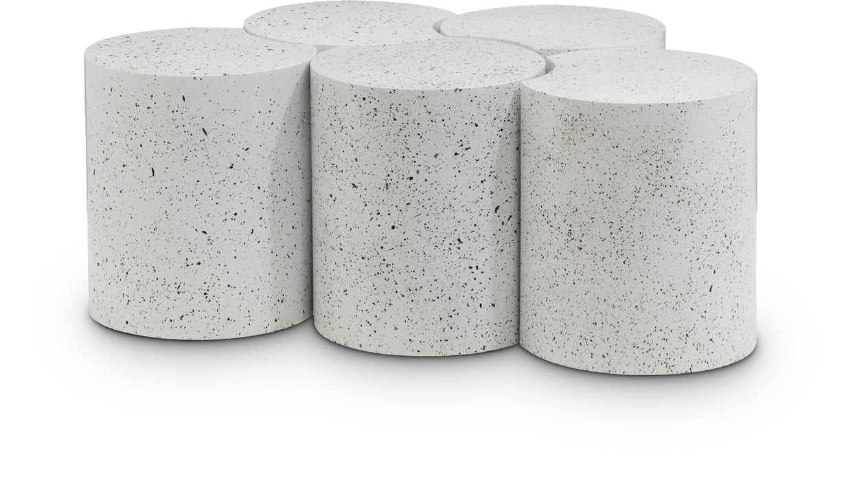 Dimple - 5 Piece Modular Coffee Table - Terazzo Finish - Simple Home Plus