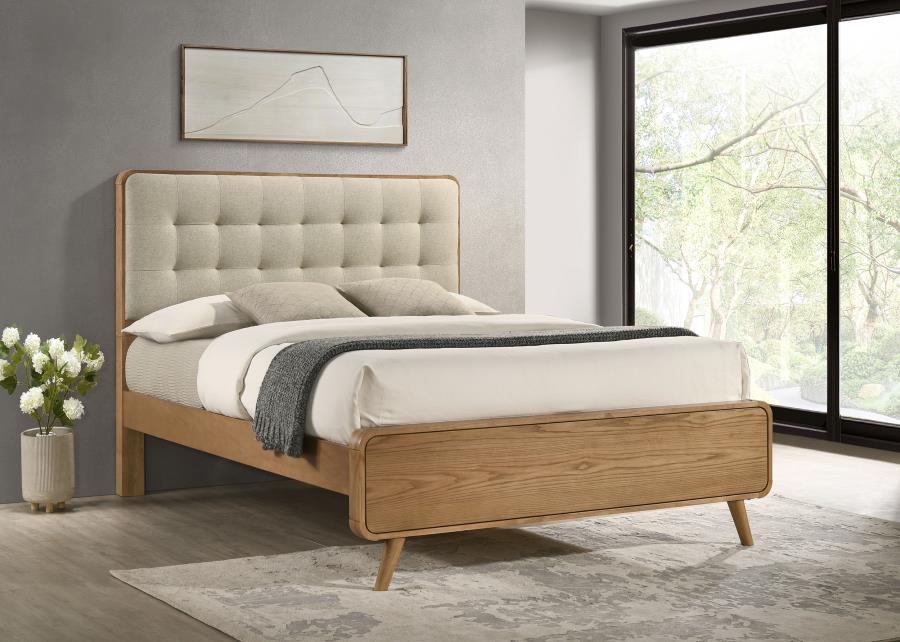 Robyn - Wood Panel Bed - Simple Home Plus