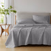 Cotton 144TC - Queen Solid Sheet Set - Dark Gray - Simple Home Plus