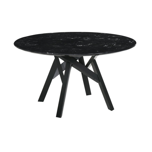 Venus - Round Mid-Century Modern Dining Table - Simple Home Plus