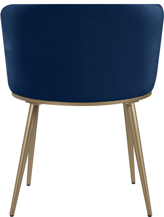 Skylar - Dining Chair with Gold Legs (Set of 2) - Simple Home Plus