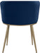 Skylar - Dining Chair with Gold Legs (Set of 2) - Simple Home Plus