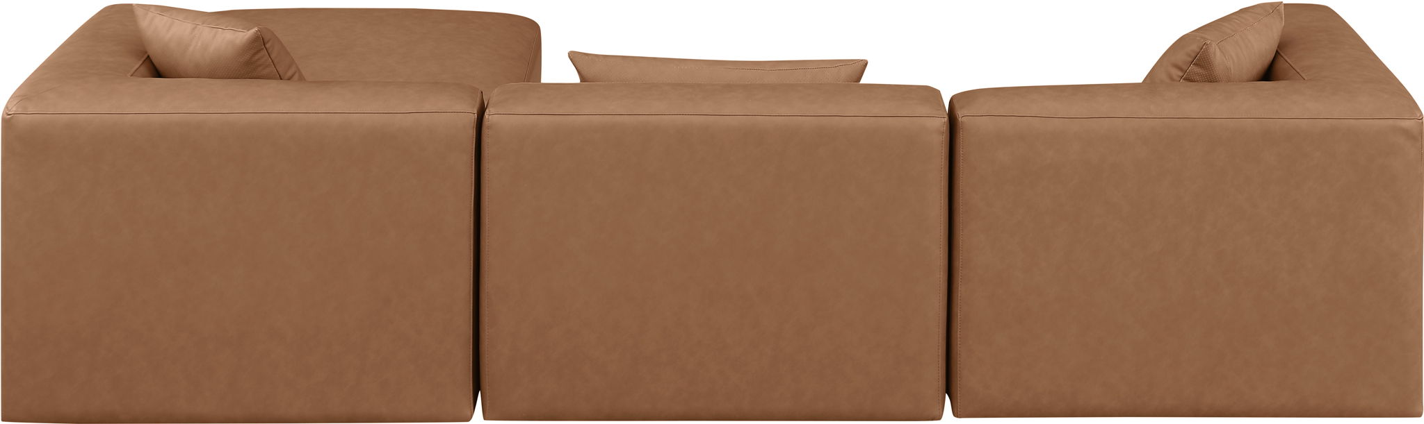 Cube - 4 Piece Modular Sectional With Chaise - Simple Home Plus