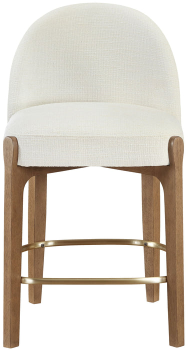 Torino - Counter Stool With Brushed Brown Base - Simple Home Plus