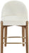 Torino - Counter Stool With Brushed Brown Base - Simple Home Plus