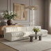 Rummi - Armless Velvet Performance Fabric Upholstered 4 Piece Modular Sofa - Simple Home Plus