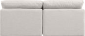 Indulge - Linen 2 Seat Modular Armless Sofa - Simple Home Plus