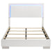 Felicity - Wood LED Panel Bed - Simple Home Plus