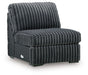 Midnight-Madness - Armless Chair - Gunmetal - Simple Home Plus
