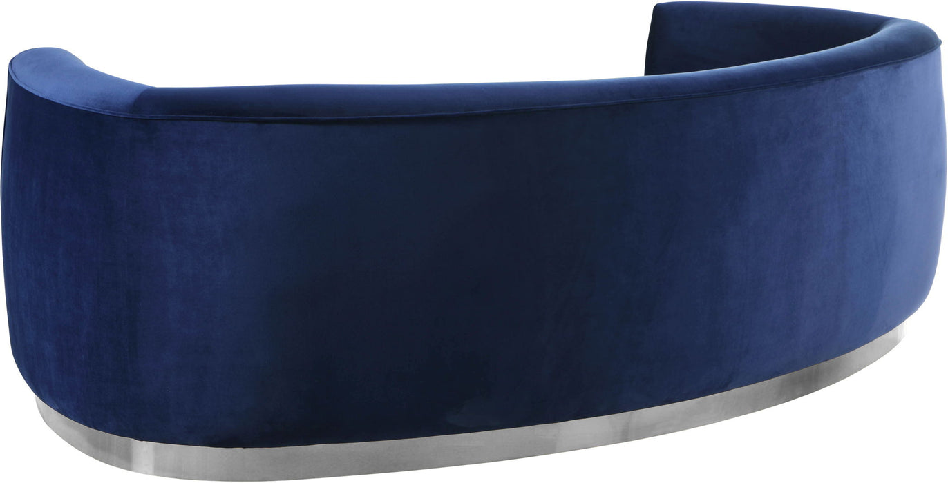 Julian - Sofa with Chrome Base - Simple Home Plus