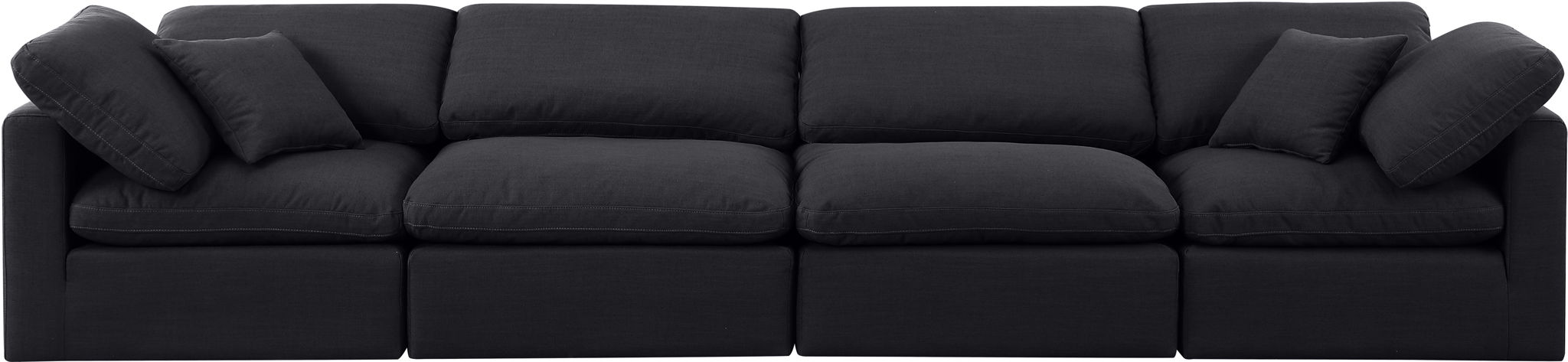 Indulge - Linen 4 Seat Modular Sofa - Simple Home Plus